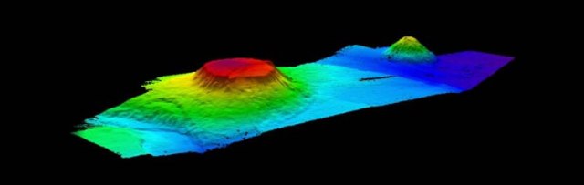 And the earth, how it was laid out flat Seamounts